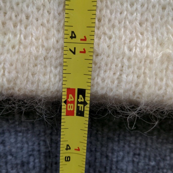 IB Diffusion Women's Sweater Dress Cardigan Cream Medium Rhinestone Gold Button - Picture 12 of 12